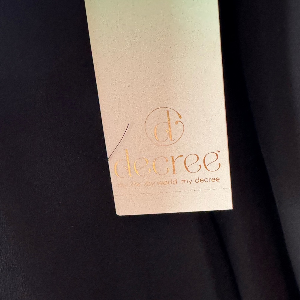 Decree Gray 3/4 Sleeve little black dress NWT size large - Picture 8 of 9
